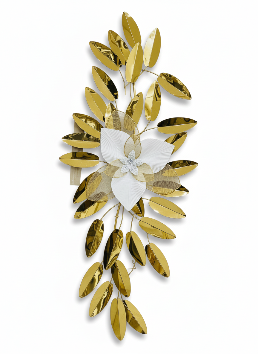 Golden Bloom Sculpture